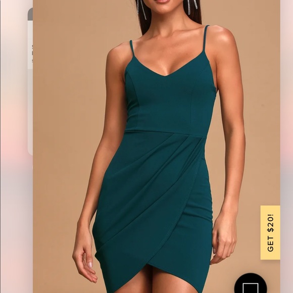 Lulus Dresses & Skirts - Lulu’s Forever Your Girl Teal Bodycon Dress